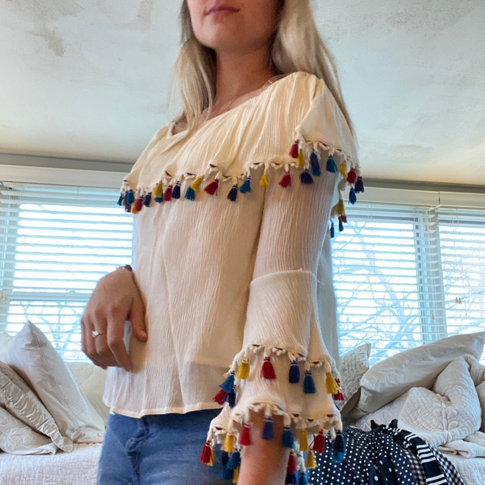 Fun tassel blouse